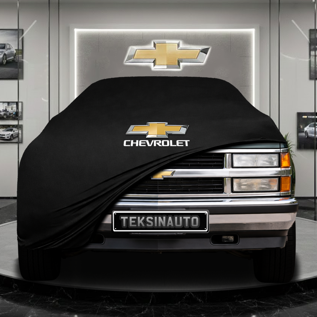 CHEVROLET TAHOE (2020-) Custom Fit Indoor Car Cover Soft Stretch Black Gray Blue Red Dust Protection Garage Cover Laser Cut + Bag