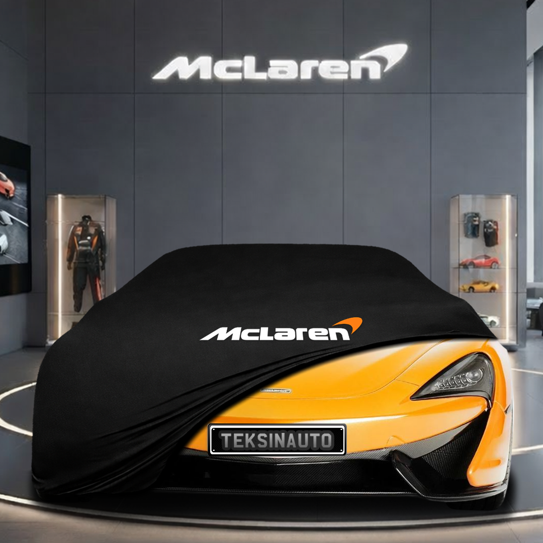 McLaren 570S (2015-) Custom Fit Indoor Car Cover Soft Stretch Black Gray Blue Red Dust Protection Garage Cover Laser Cut + Bag