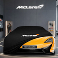 McLaren 570S (2015-) Custom Fit Indoor Car Cover Soft Stretch Black Gray Blue Red Dust Protection Garage Cover Laser Cut + Bag