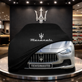 Maserati Ghibli M157 (2013-2017) Custom Fit Indoor Car Cover Soft Stretch Black Gray Blue Red Dust Protection Garage Cover Laser Cut + Bag
