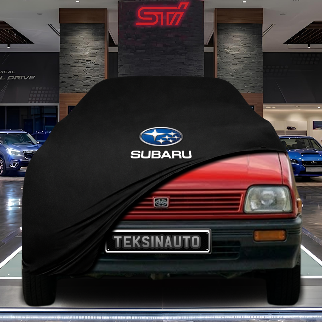 Subaru Justy 1 (1984 - 1989)  Custom Fit Indoor Car Cover Soft Stretch Black Gray Blue Red Dust Protection Garage Cover Laser Cut + Bag