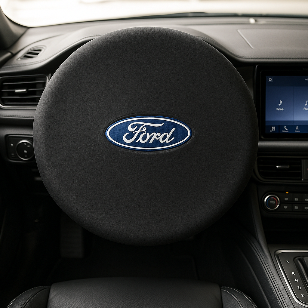 Steering Wheel Cover Soft Elastic Premium Fabric For all Ford Model