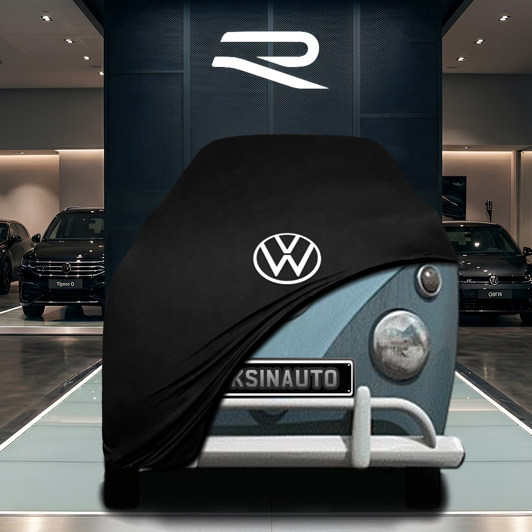 Volkswagen Transporter T2 (1967-1979) Custom Fit Indoor Car Cover Soft Stretch Black Gray Blue Red Dust Protection Garage Cover Laser Cut + Bag