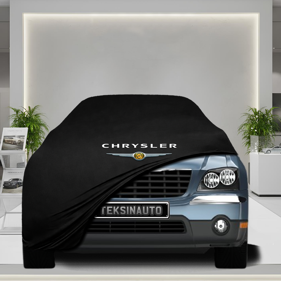 Chrysler Pacifica (2004-2008) Custom Fit Indoor Car Cover Soft Stretch Black Gray Blue Red Dust Protection Garage Cover Laser Cut + Bag