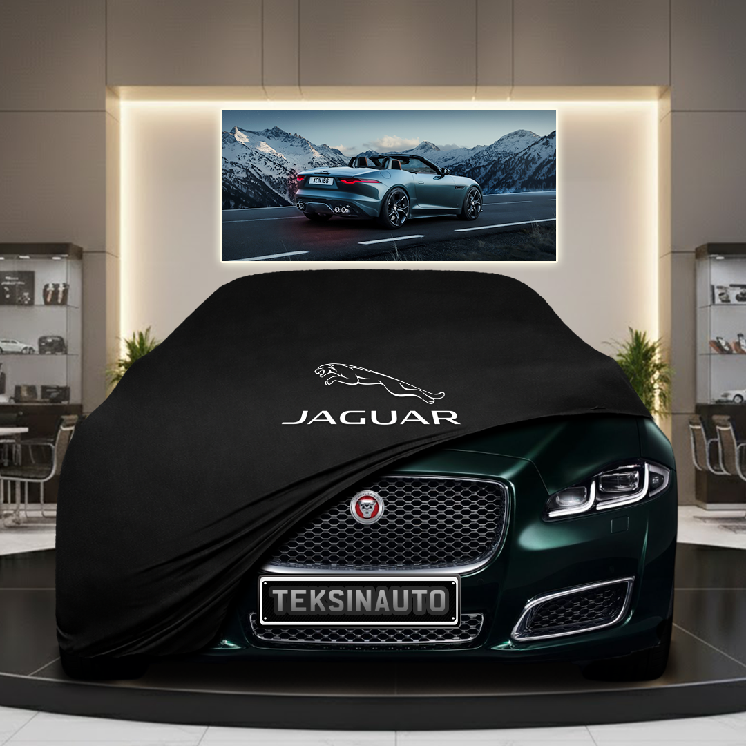 Jaguar XJ Long (X351) (2015-2019) Custom Fit Indoor Car Cover Soft Stretch Black Gray Blue Red Dust Protection Garage Cover Laser Cut + Bag