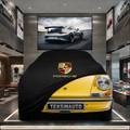 PORSCHE 911 TARGA (F) Custom Fit Indoor Car Cover Soft Stretch Black Gray Blue Red Dust Protection Garage Cover Laser Cut + Bag