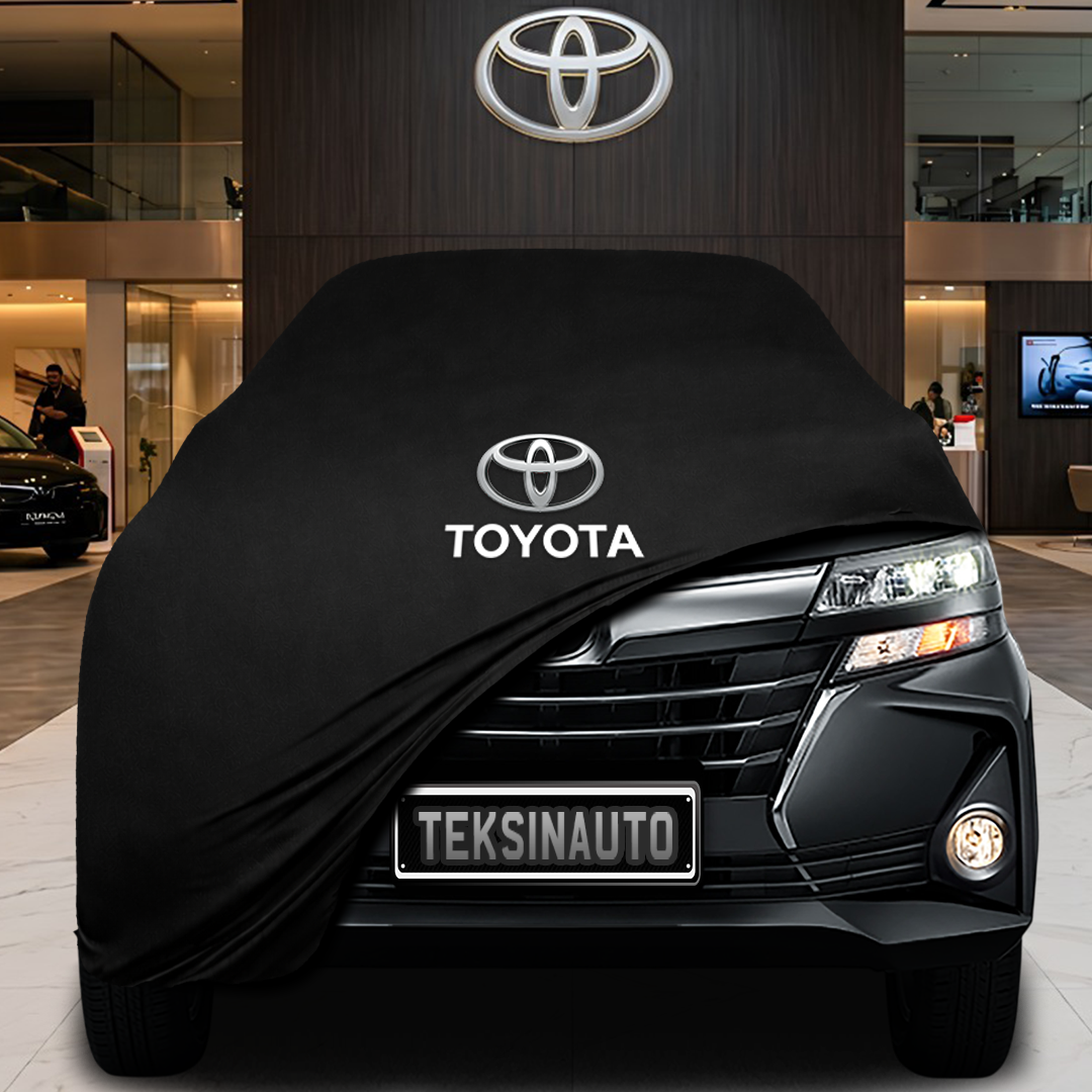 TOYOTA AVANZA Custom Fit Indoor Car Cover Soft Stretch Black Gray Blue Red Dust Protection Garage Cover Laser Cut + Bag