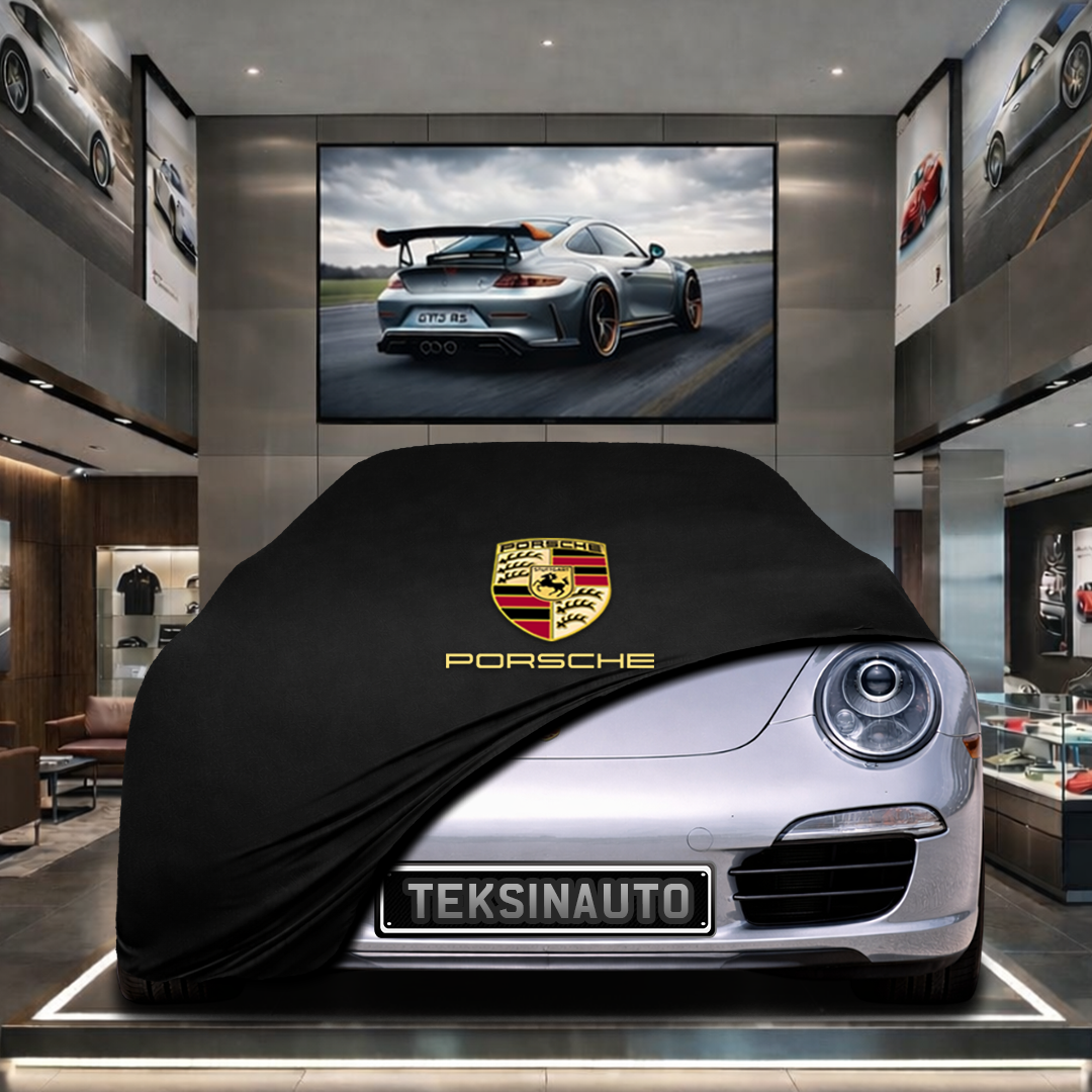 PORSCHE 911 991-2 CABRİOLET 2015-2018 Custom Fit Indoor Car Cover Soft Stretch Black Gray Blue Red Dust Protection Garage Cover Laser Cut + Bag