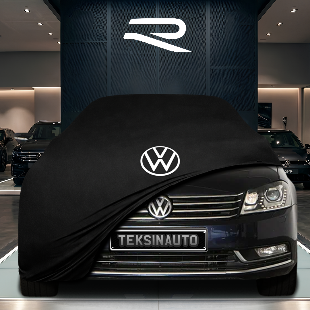 Volkswagen Passat B7 Sedan (2010-2014) Custom Fit Indoor Car Cover Soft Stretch Black Gray Blue Red Dust Protection Garage Cover Laser Cut + Bag