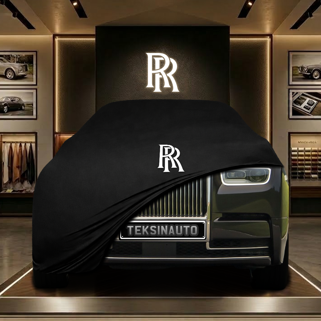 Rolls Royce Phantom 8 Extended Wheelbase (2017-) Custom Fit Indoor Car Cover Soft Stretch Black Gray Blue Red Dust Protection Garage Cover Laser Cut + Bag