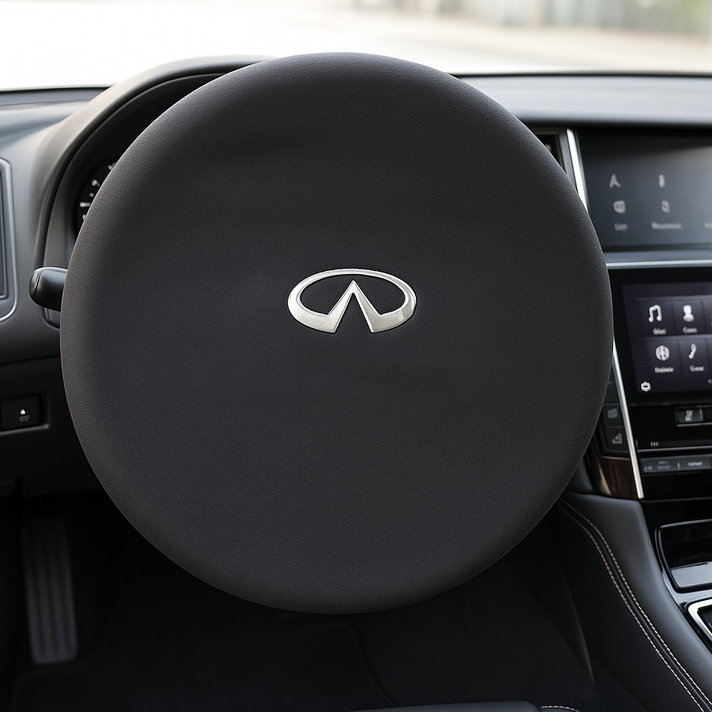 Steering Wheel Cover Soft Elastic Premium Fabric For all Infiniti Model