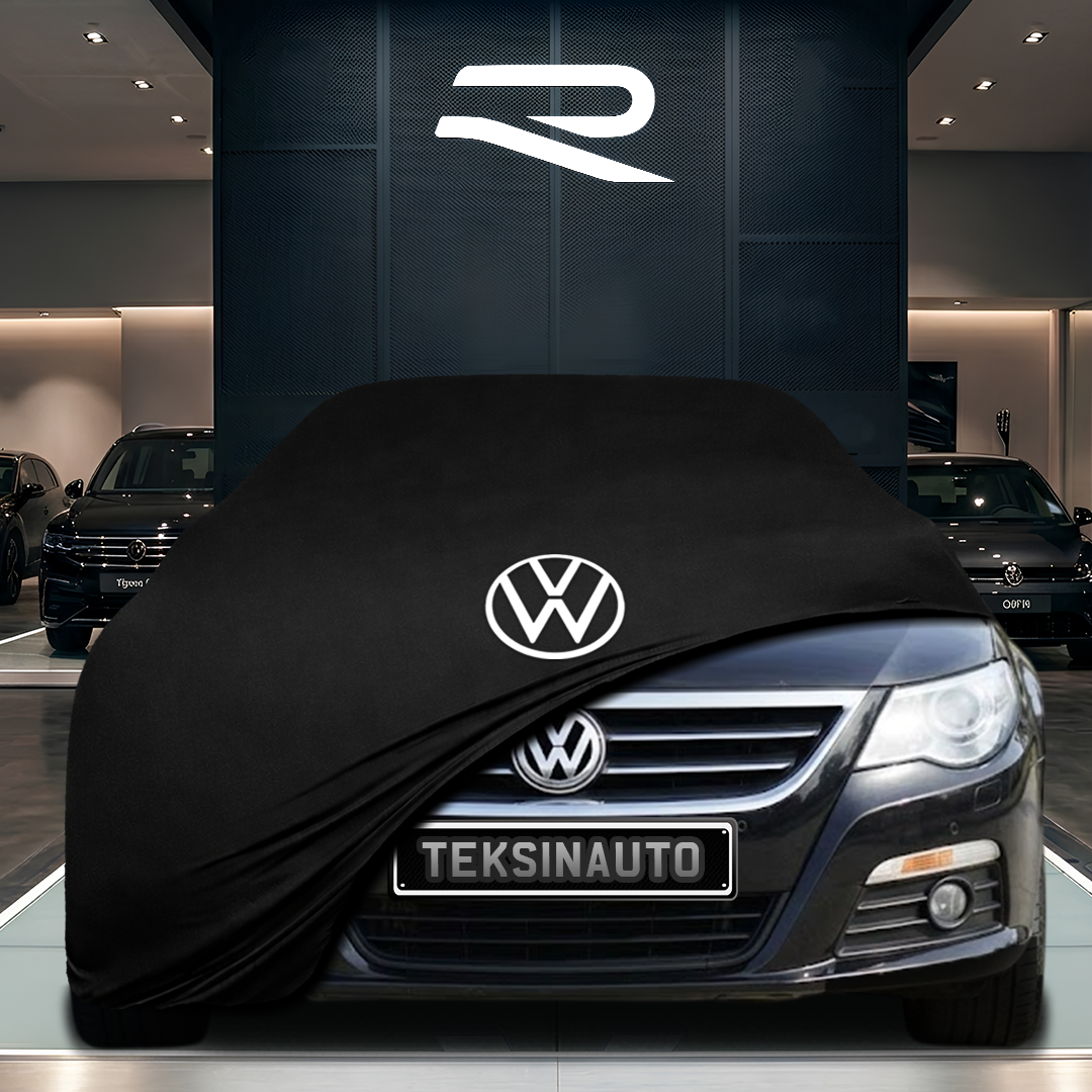 Volkswagen Passat CC (2018-2016) Custom Fit Indoor Car Cover Soft Stretch Black Gray Blue Red Dust Protection Garage Cover Laser Cut + Bag
