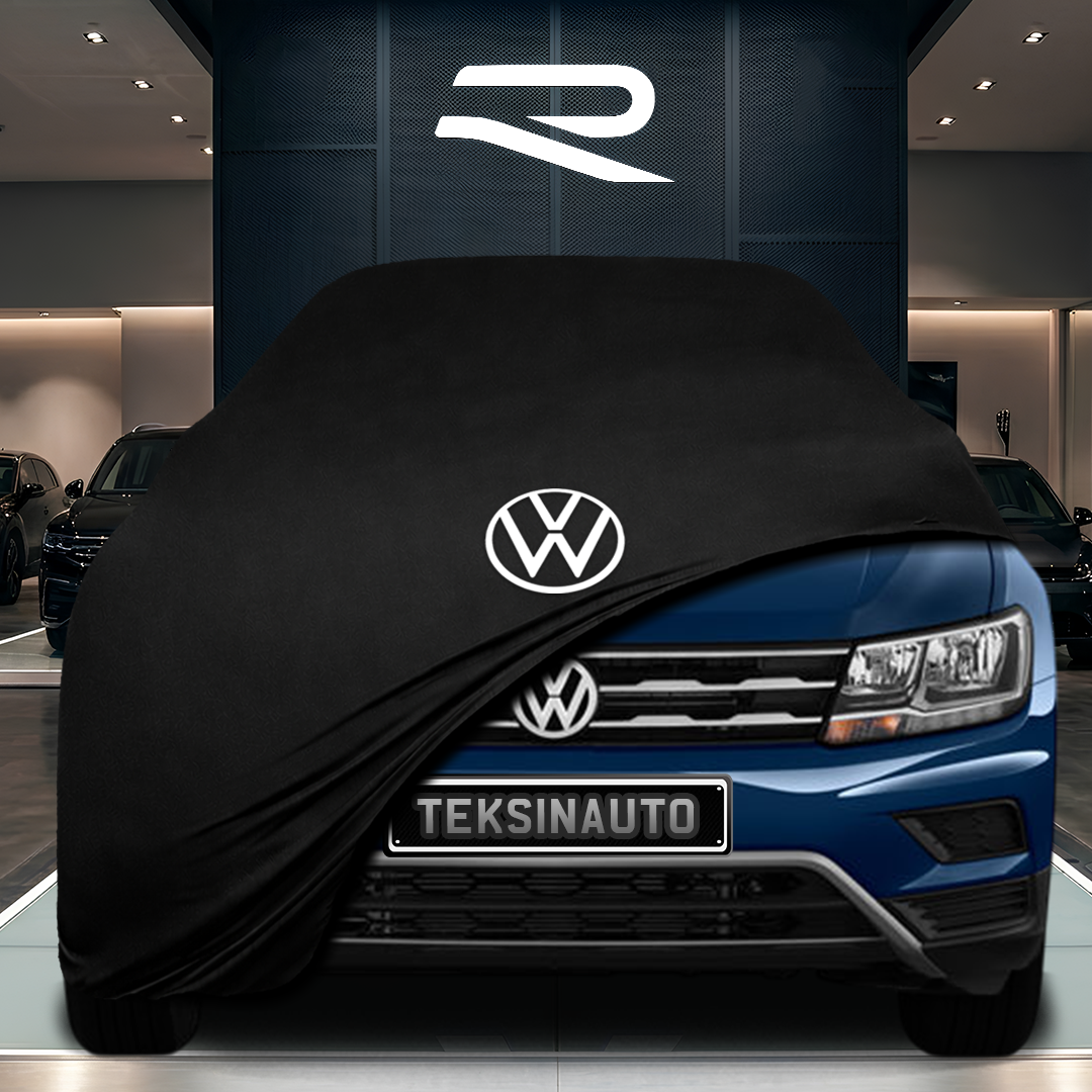 Volkswagen Tiguan 2 (2016-2020) Custom Fit Indoor Car Cover Soft Stretch Black Gray Blue Red Dust Protection Garage Cover Laser Cut + Bag