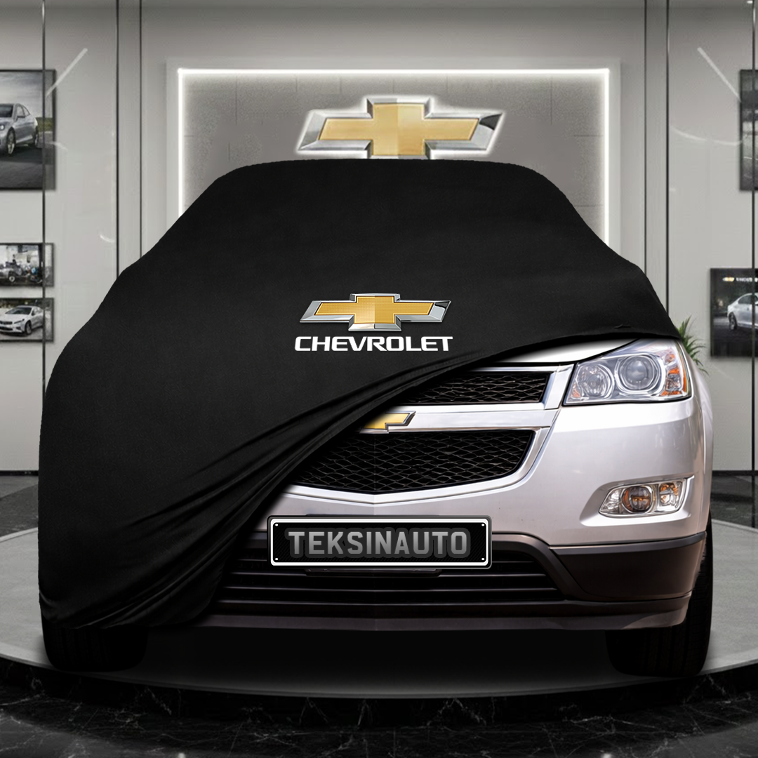 CHEVROLET TRAVERSE 1 (2009-2017) Custom Fit Indoor Car Cover Soft Stretch Black Gray Blue Red Dust Protection Garage Cover Laser Cut + Bag