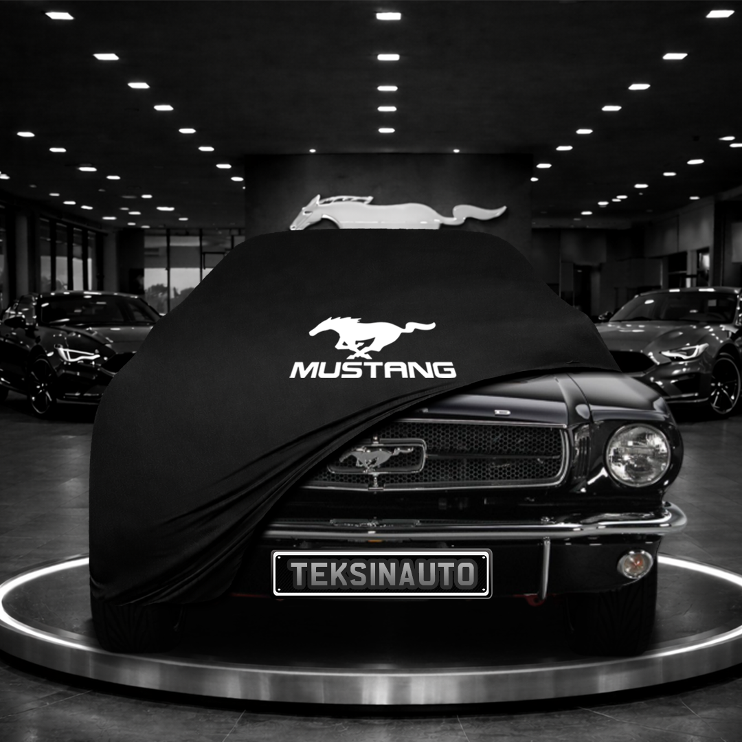 MUSTANG 1 MY 64 1964-1973 Custom Fit Indoor Car Cover Soft Stretch Black Gray Blue Red Dust Protection Garage Cover Laser Cut + Bag