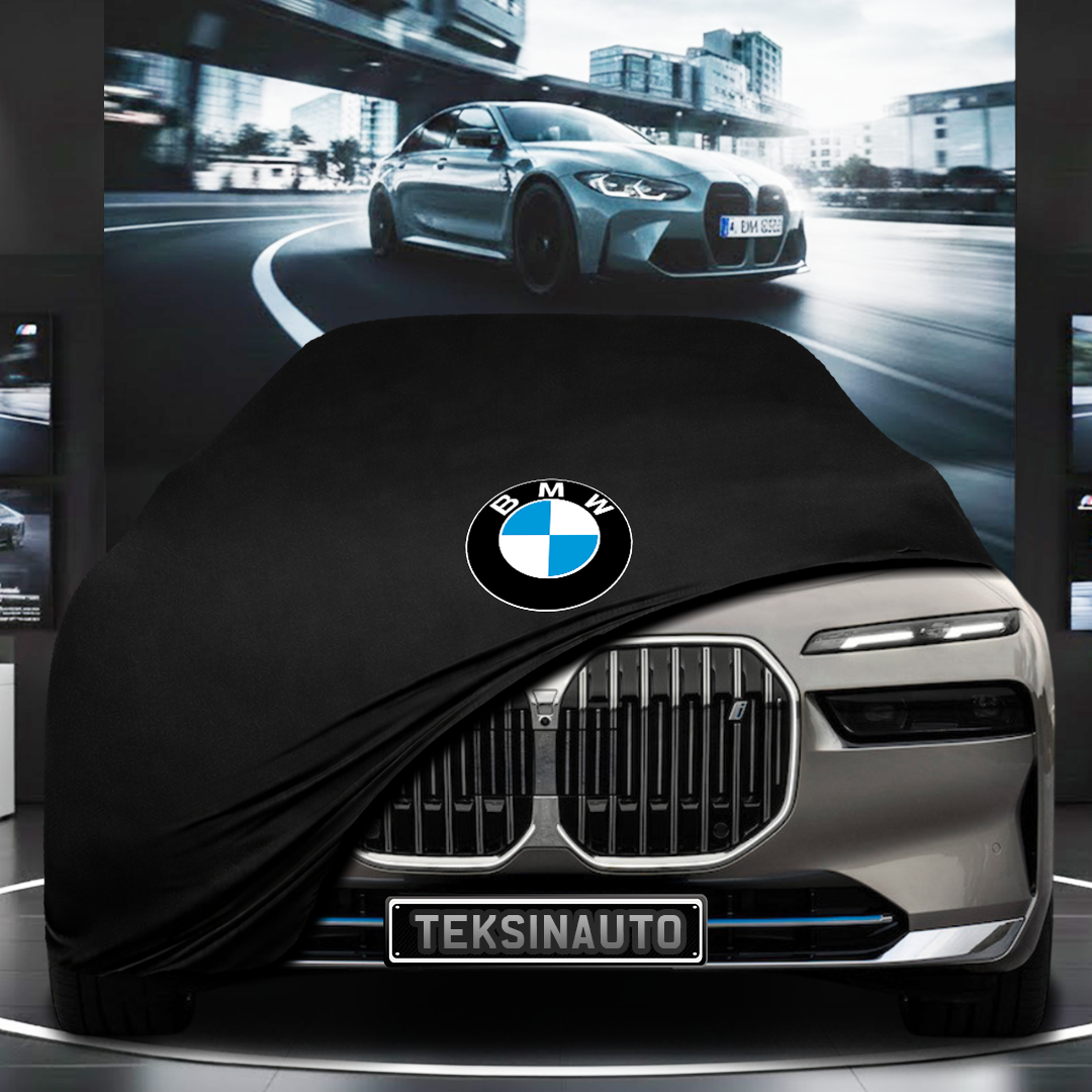BMW 7 G70 (2023-) Custom Fit Indoor Car Cover Soft Stretch Black Gray Blue Red Dust Protection Garage Cover Laser Cut + Bag