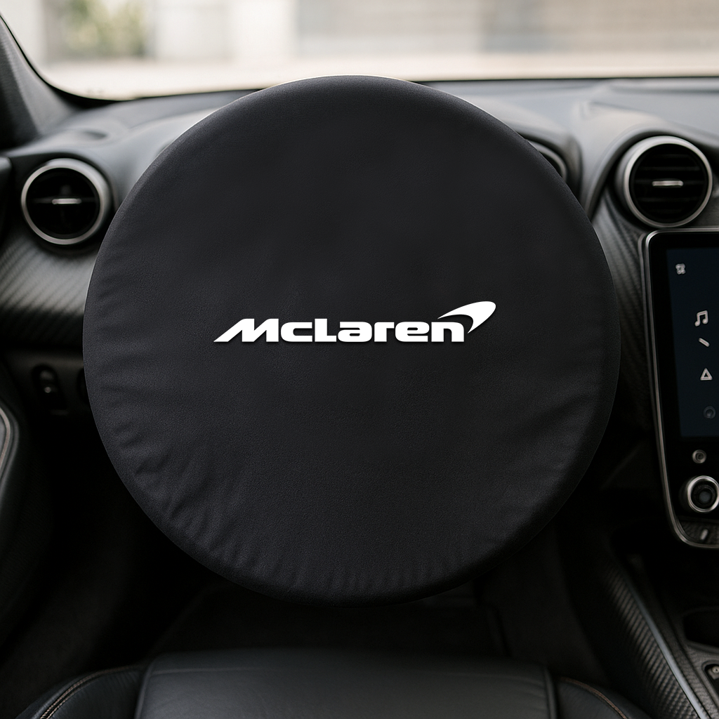 Steering Wheel Cover Soft Elastic Premium Fabric For all McLaren Model