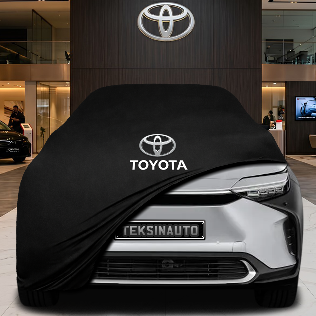 TOYOTA BZ4X (2022-) Custom Fit Indoor Car Cover Soft Stretch Black Gray Blue Red Dust Protection Garage Cover Laser Cut + Bag