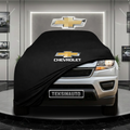 CHEVROLET COLORADO 2 (2019-) Custom Fit Indoor Car Cover Soft Stretch Black Gray Blue Red Dust Protection Garage Cover Laser Cut + Bag
