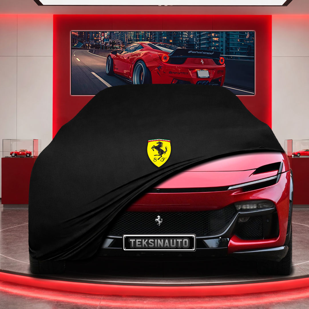 Ferrari Purosangue Custom Fit Indoor Car Cover Soft Stretch Black Gray Blue Red Dust Protection Garage Cover Laser Cut + Bag