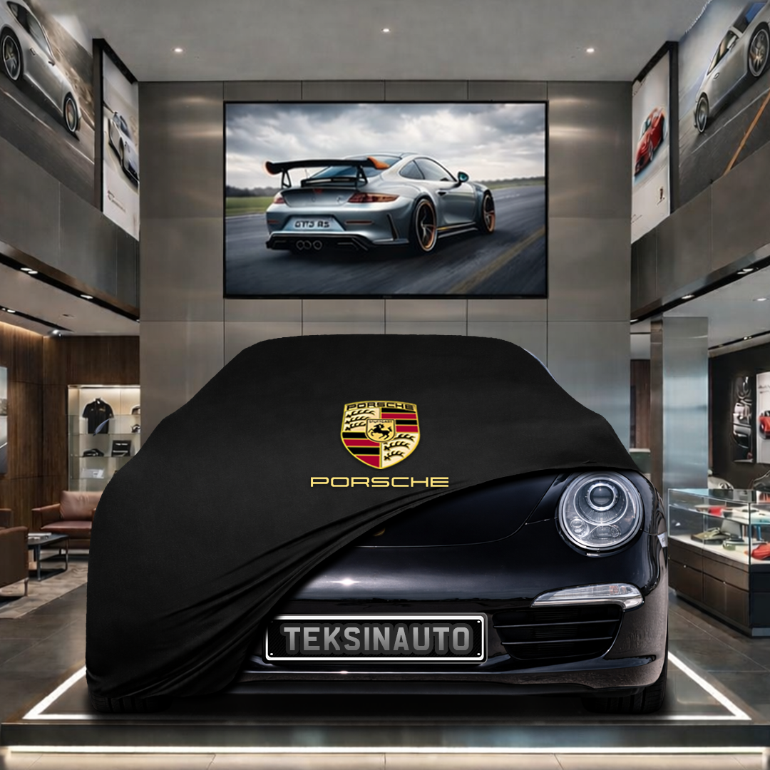 Porsche 911 (991) (2011-2020) Custom Fit Indoor Car Cover Soft Stretch Black Gray Blue Red Dust Protection Garage Cover Laser Cut + Bag