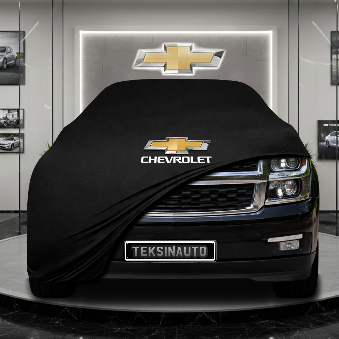 CHEVROLET SUBURBAN (2014-) Custom Fit Indoor Car Cover Soft Stretch Black Gray Blue Red Dust Protection Garage Cover Laser Cut + Bag