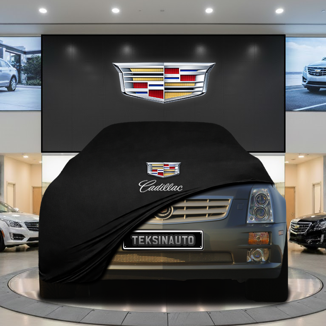 Cadillac STS (2004-2011) Custom Fit Indoor Car Cover Soft Stretch Black Gray Blue Red Dust Protection Garage Cover Laser Cut + Bag