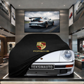 PORSCHE 911 SPEEDSTER 1989-89 Custom Fit Indoor Car Cover Soft Stretch Black Gray Blue Red Dust Protection Garage Cover Laser Cut + Bag