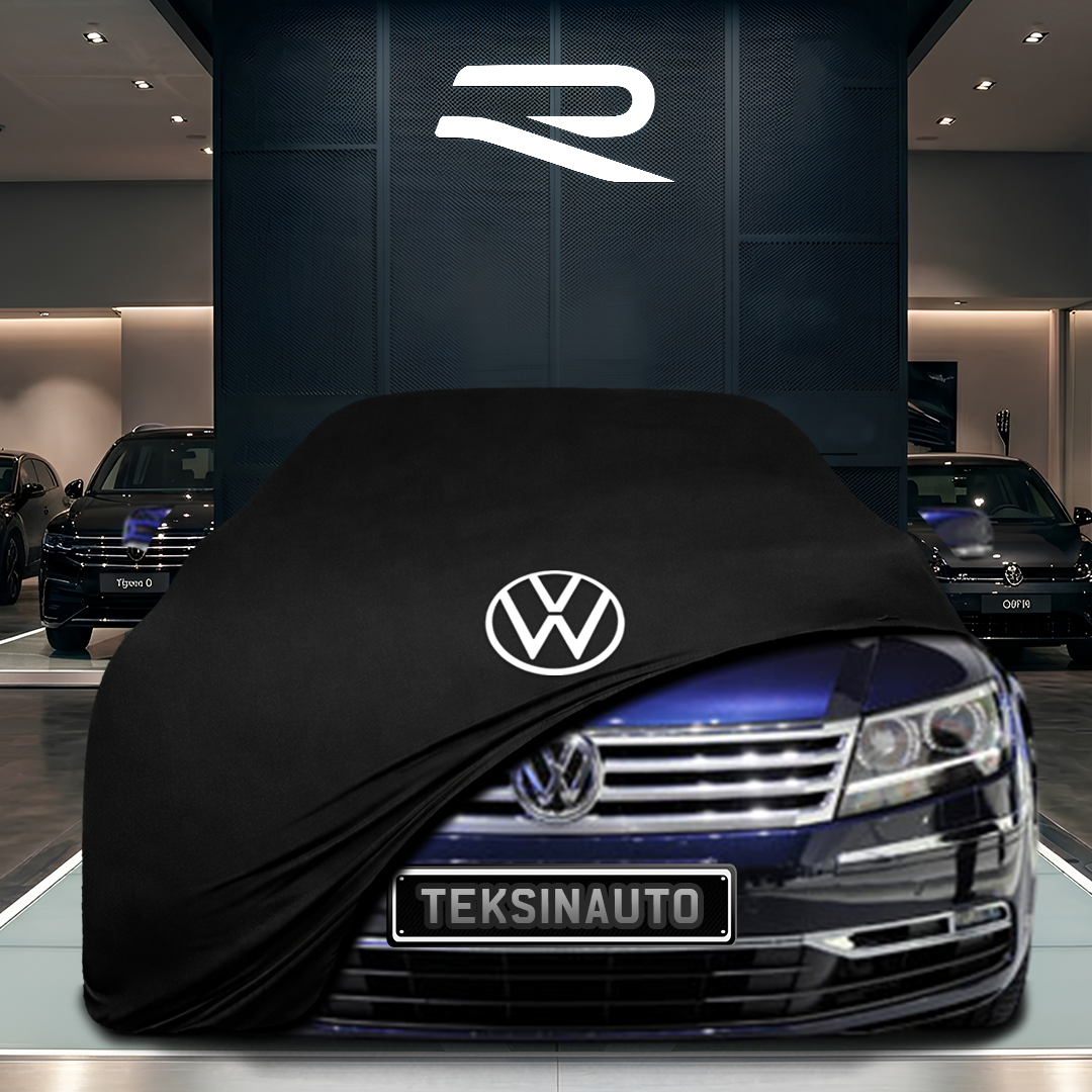 Volkswagen Phaeton   Custom Fit Indoor Car Cover Soft Stretch Black Gray Blue Red Dust Protection Garage Cover Laser Cut + Bag