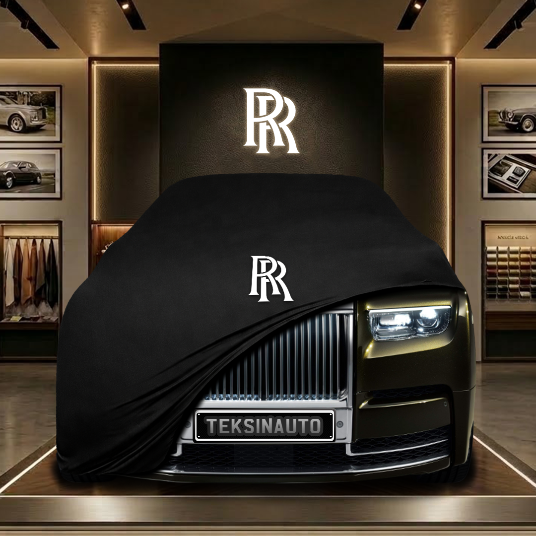 Rolls Royce Phantom VIII V12 EWB (2019-) Custom Fit Indoor Car Cover Soft Stretch Black Gray Blue Red Dust Protection Garage Cover Laser Cut + Bag
