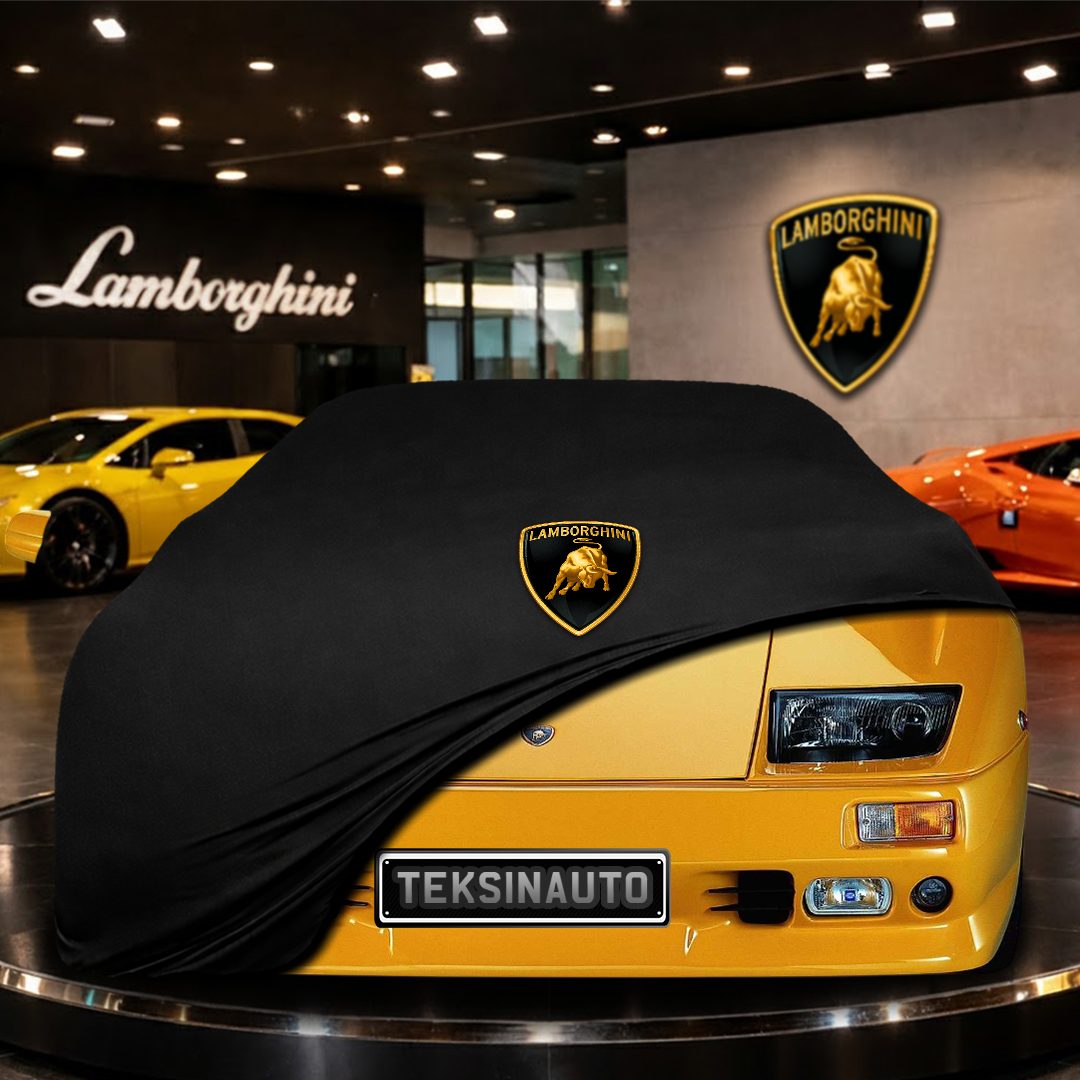 Lamborghini Diablo Roadster (1996-1999) Custom Fit Indoor Car Cover Soft Stretch Black Gray Blue Red Dust Protection Garage Cover Laser Cut + Bag