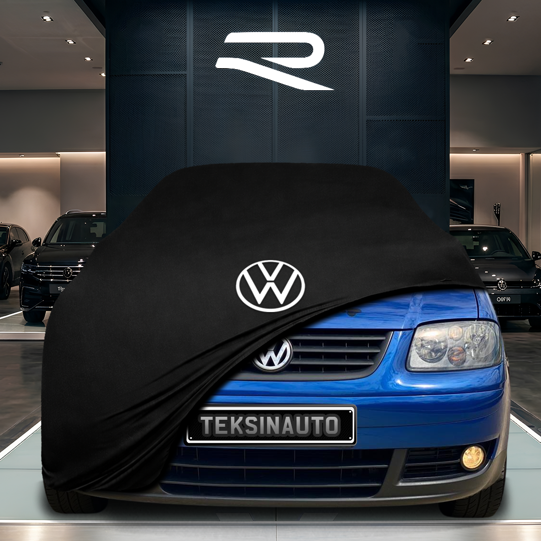 Volkswagen Caddy 3 (2003-2010) Custom Fit Indoor Car Cover Soft Stretch Black Gray Blue Red Dust Protection Garage Cover Laser Cut + Bag