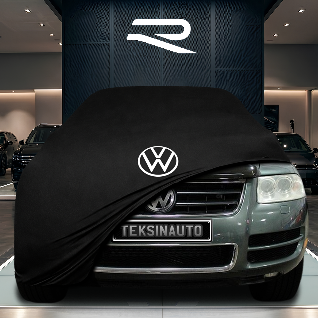 Volkswagen Touareg 1 (7L) (2002-2010) Custom Fit Indoor Car Cover Soft Stretch Black Gray Blue Red Dust Protection Garage Cover Laser Cut + Bag