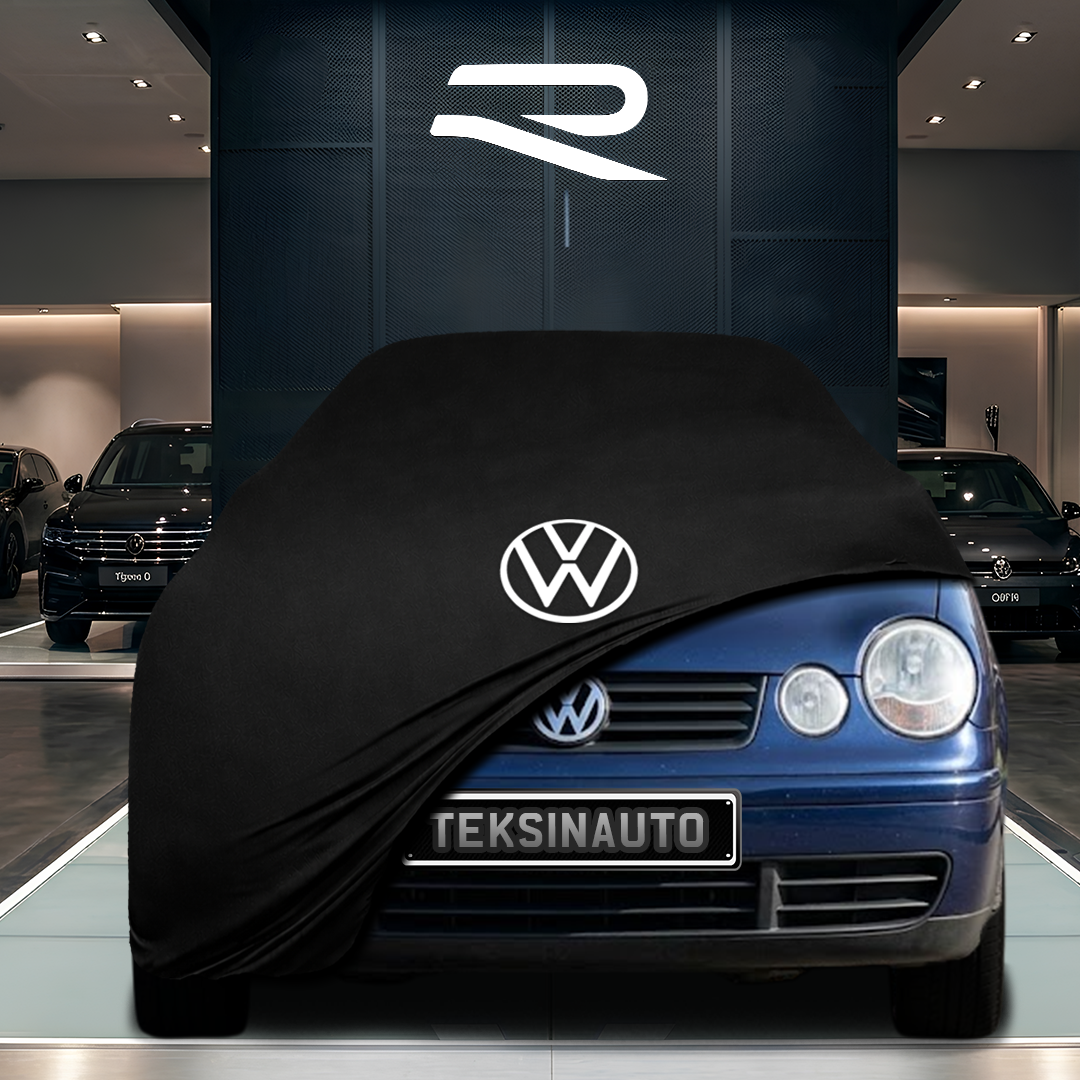 Volkswagen Polo 4 9N (2001-2009)   Custom Fit Indoor Car Cover Soft Stretch Black Gray Blue Red Dust Protection Garage Cover Laser Cut + Bag