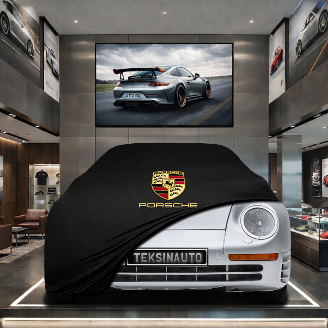 PORSCHE 959 1987-1988 Custom Fit Indoor Car Cover Soft Stretch Black Gray Blue Red Dust Protection Garage Cover Laser Cut + Bag
