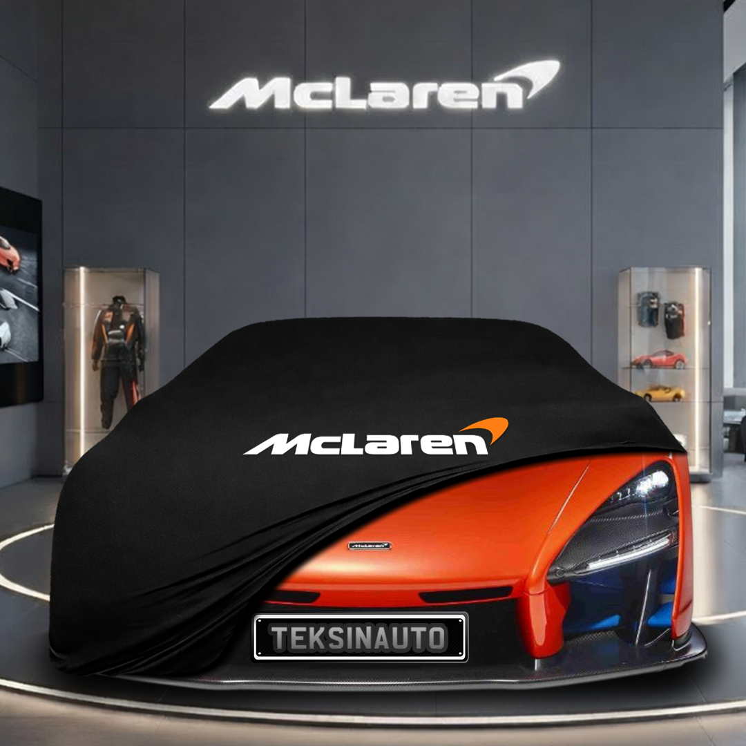 McLaren Senna (2018-) Custom Fit Indoor Car Cover Soft Stretch Black Gray Blue Red Dust Protection Garage Cover Laser Cut + Bag