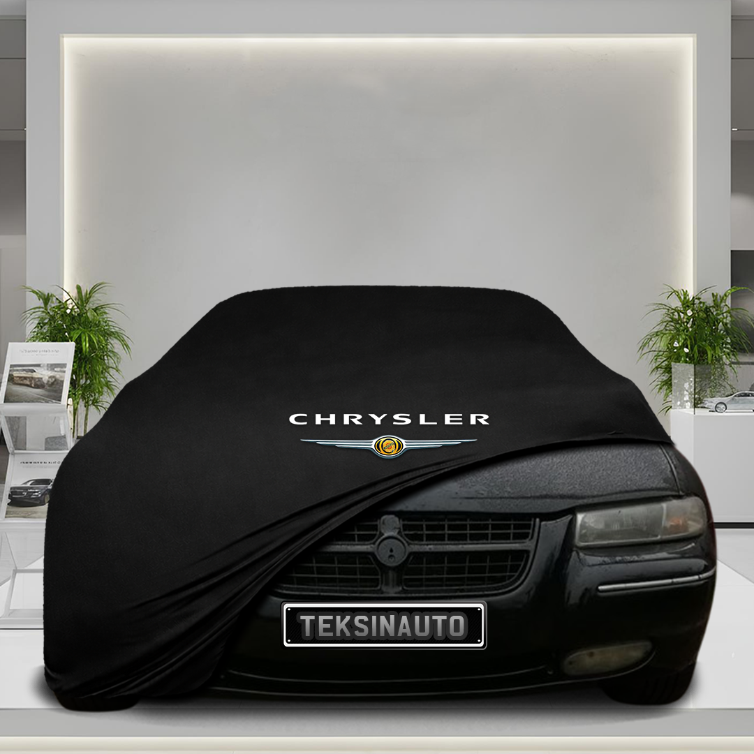 Chrysler Stratus(JA) (1995-2000) Custom Fit Indoor Car Cover Soft Stretch Black Gray Blue Red Dust Protection Garage Cover Laser Cut + Bag