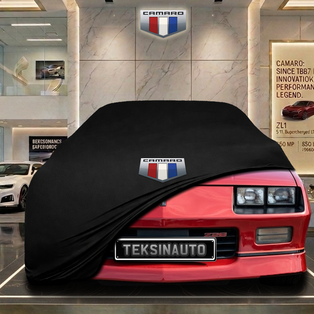 CHEVROLET CAMARO 3 Custom Fit Indoor Car Cover Soft Stretch Black Gray Blue Red Dust Protection Garage Cover Laser Cut + Bag