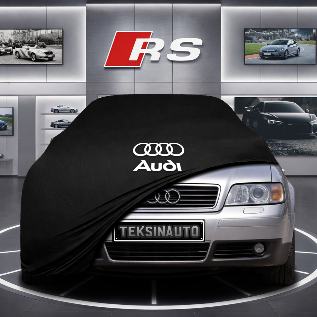 AUDİ A6 C5 Custom Fit Indoor Car Cover Soft Stretch Black Gray Blue Red Dust Protection Garage Cover Laser Cut + Bag