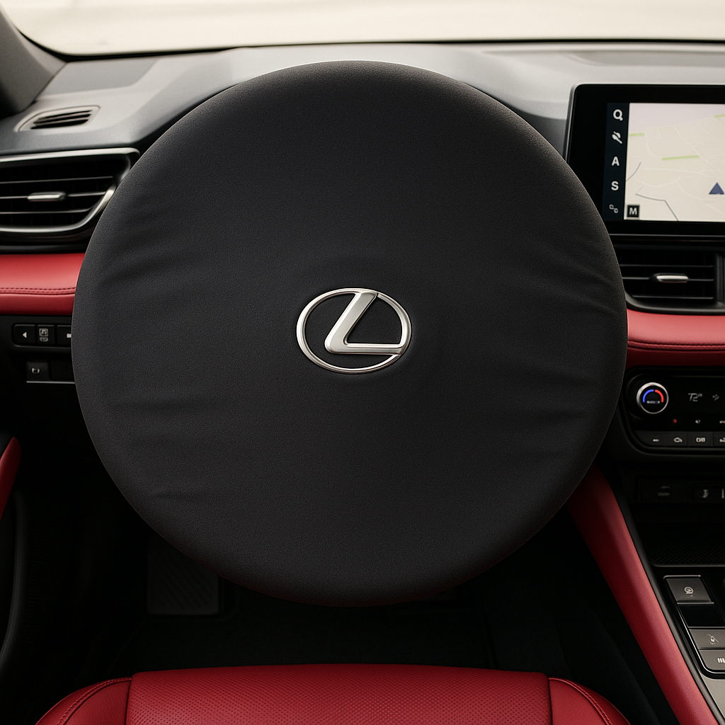 Steering Wheel Cover Soft Elastic Premium Fabric For all Lexus Model