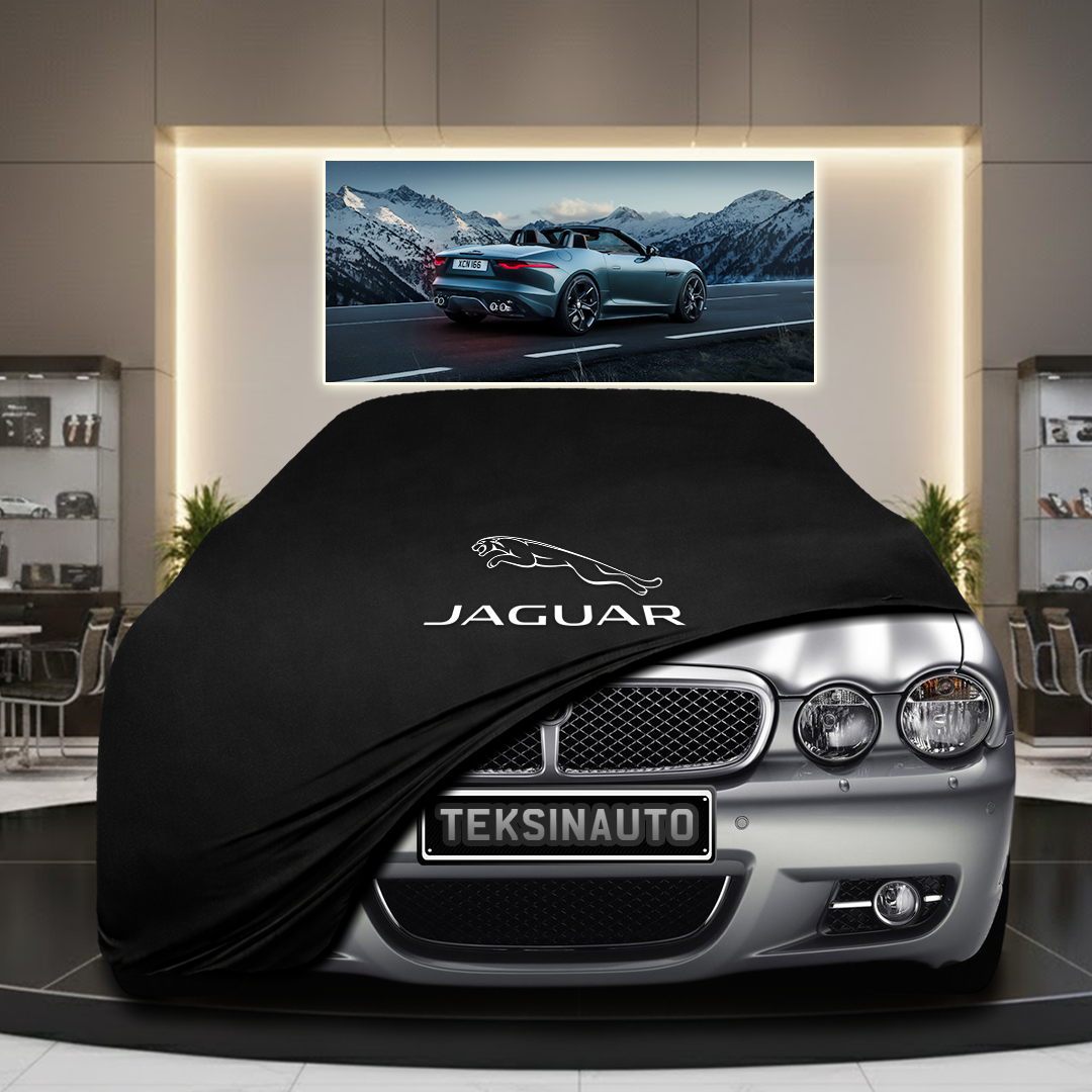 Jaguar XJ (X350) (2003-2006) Custom Fit Indoor Car Cover Soft Stretch Black Gray Blue Red Dust Protection Garage Cover Laser Cut + Bag