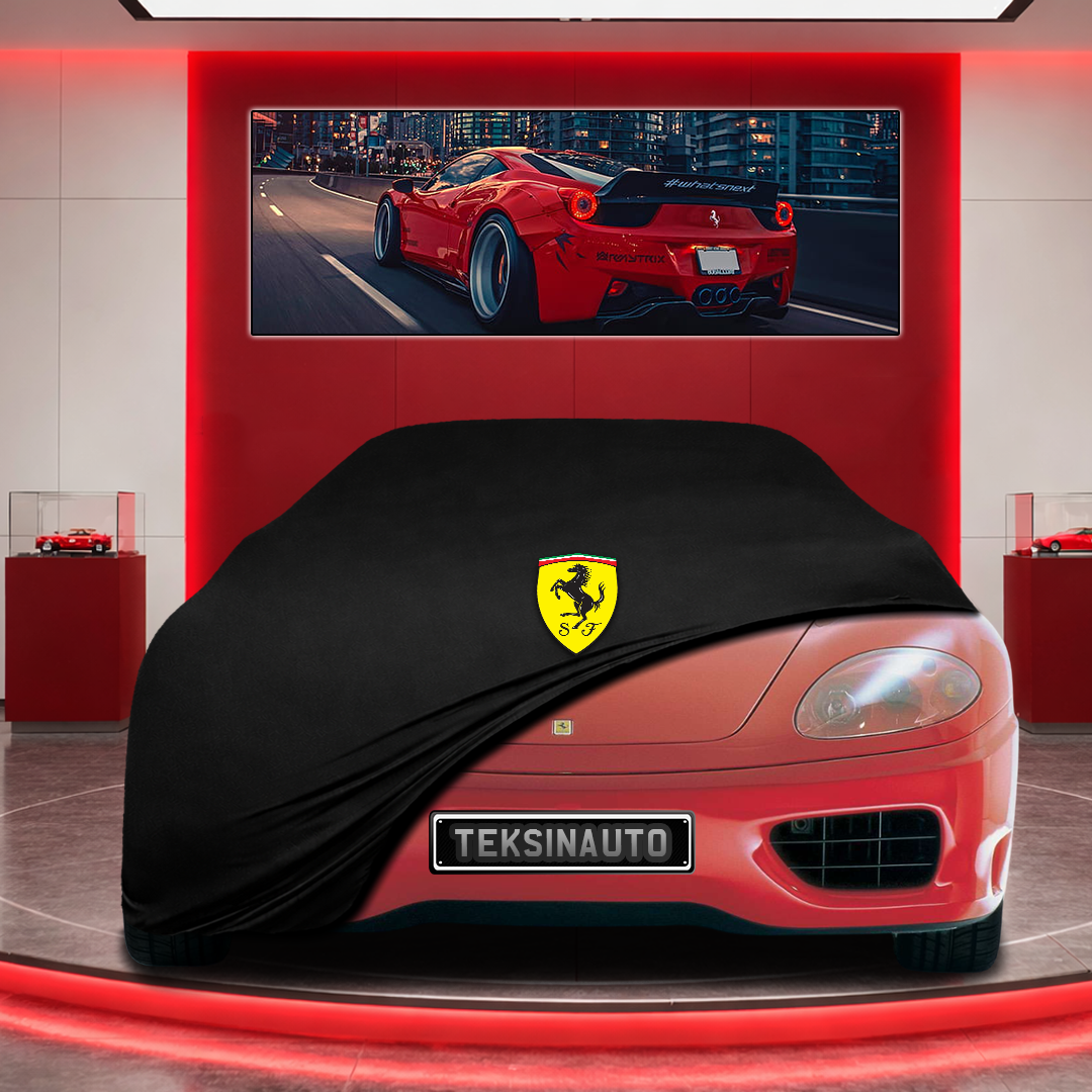 Ferrari 360 Spider Custom Fit Indoor Car Cover Soft Stretch Black Gray Blue Red Dust Protection Garage Cover Laser Cut + Bag