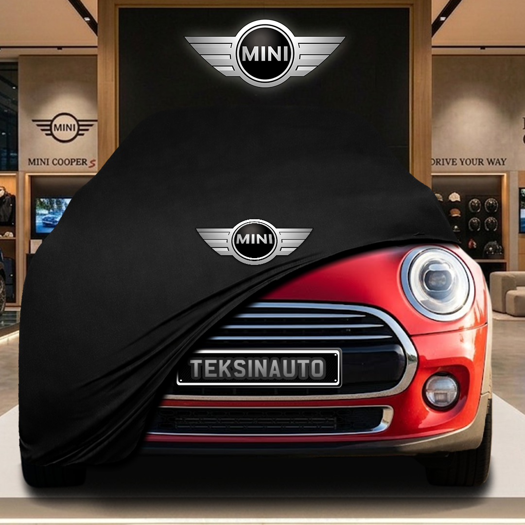 MİNİ COOPER HATCH F56 2014-2021 Custom Fit Indoor Car Cover Soft Stretch Black Gray Blue Red Dust Protection Garage Cover Laser Cut + Bag