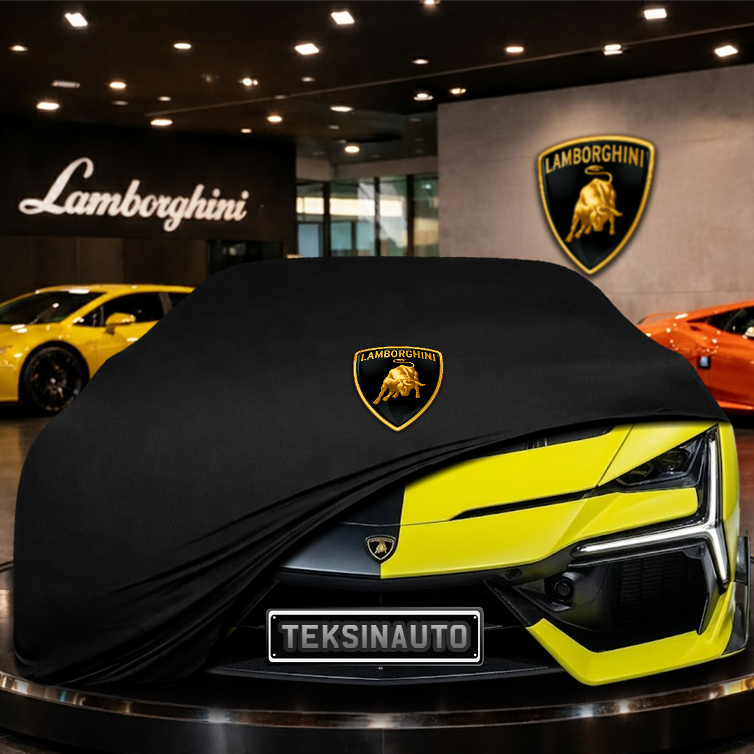 LAMBORGHİNİ FENOMENO 2025- Custom Fit Indoor Car Cover Soft Stretch Black Gray Blue Red Dust Protection Garage Cover Laser Cut + Bag