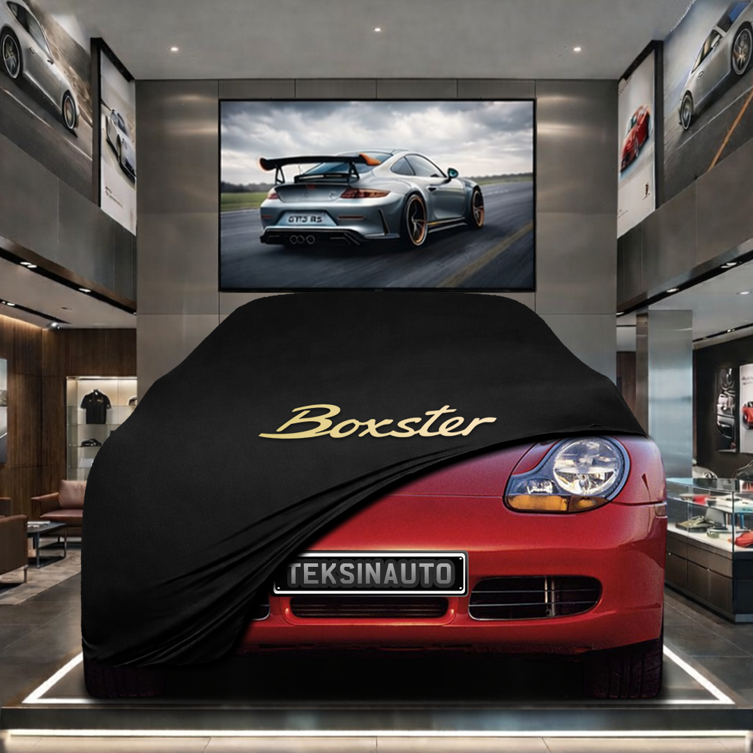 Porsche Boxster 986 (1996-2004) Custom Fit Indoor Car Cover Soft Stretch Black Gray Blue Red Dust Protection Garage Cover Laser Cut + Bag