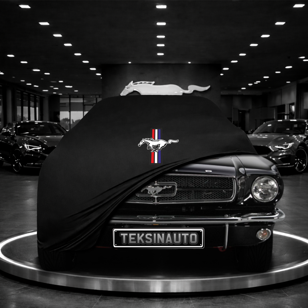 MUSTANG 1 MY 64 1964-1973 Custom Fit Indoor Car Cover Soft Stretch Black Gray Blue Red Dust Protection Garage Cover Laser Cut + Bag