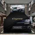 Porsche Cayenne 2 (2014-2017) Custom Fit Indoor Car Cover Soft Stretch Black Gray Blue Red Dust Protection Garage Cover Laser Cut + Bag