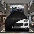 Porsche Cayenne 3 (2017-) Custom Fit Indoor Car Cover Soft Stretch Black Gray Blue Red Dust Protection Garage Cover Laser Cut + Bag