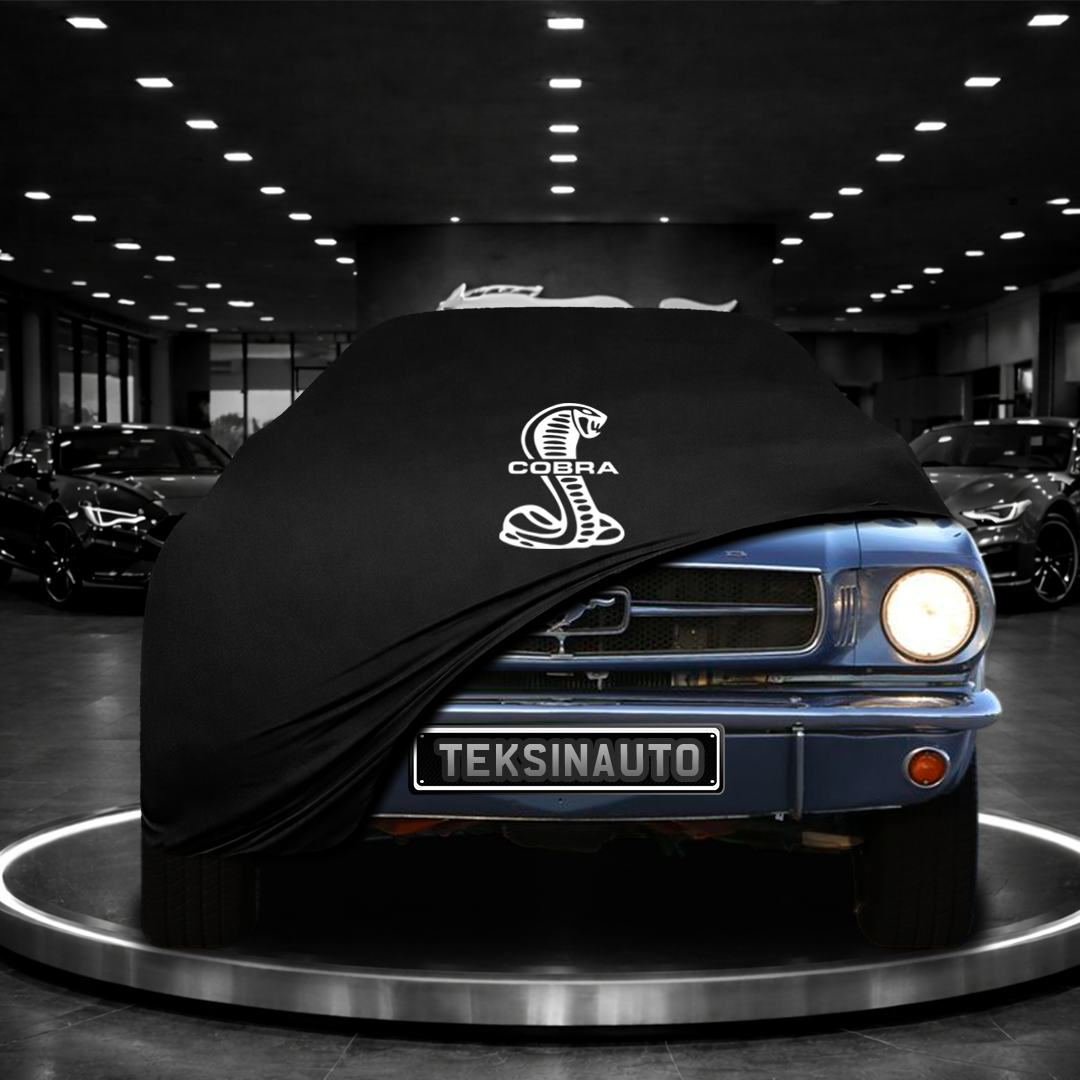 Ford Mustang 1 MY67 (1964-1973) Custom Fit Indoor Car Cover Soft Stretch Black Gray Blue Red Dust Protection Garage Cover Laser Cut + Bag
