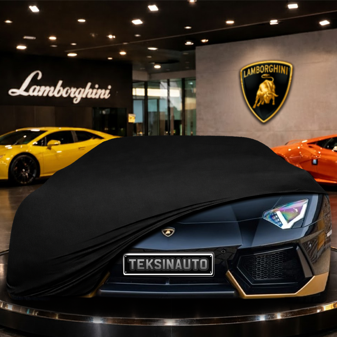 Lamborghini Aventador Miura Homage (2016-) Indoor Car Cover Custom Fit, Black, Gray, Blue, Red Color